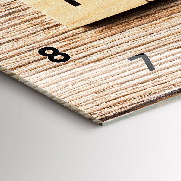 Orologio rettangolare La famiglia delle iscrizioni