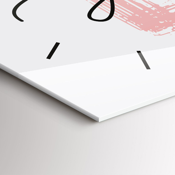 Orologio rettangolare Ama te stesso iscrizione