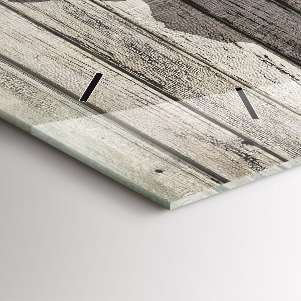 Orologio rettangolare Tavole della mappa del mondo