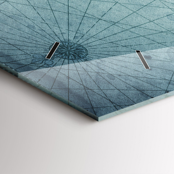 Orologio rettangolare Mappa d'epoca