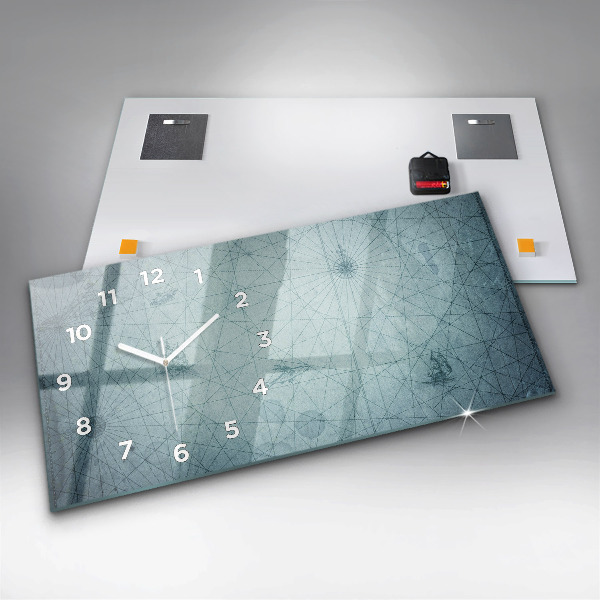 Orologio rettangolare Mappa d'epoca