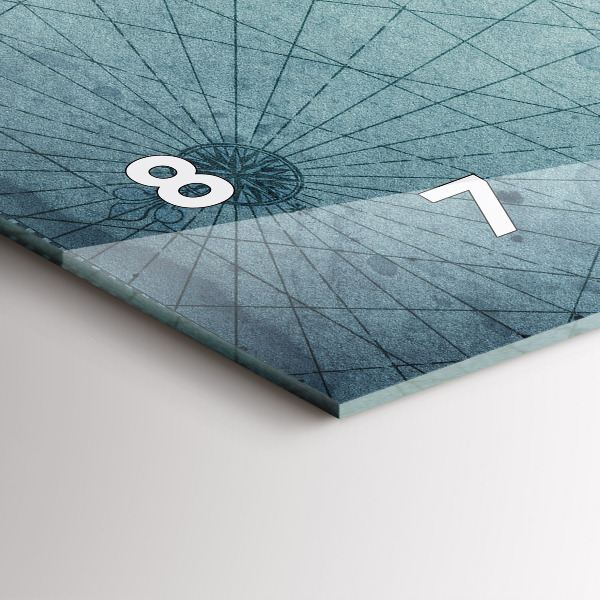 Orologio rettangolare Mappa d'epoca