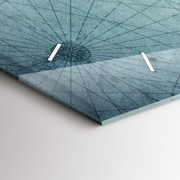 Orologio rettangolare Mappa d'epoca