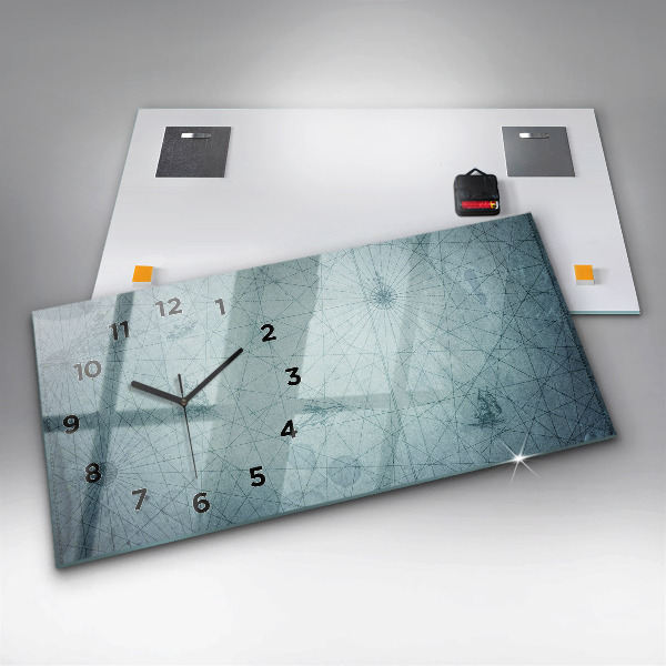 Orologio rettangolare Mappa d'epoca