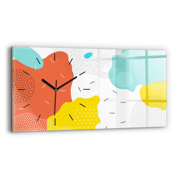 Orologio rettangolare Astrazione POP
