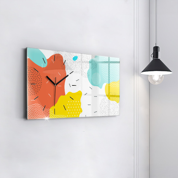 Orologio rettangolare Astrazione POP