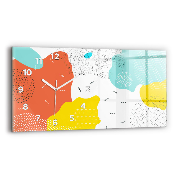 Orologio rettangolare Astrazione POP