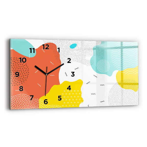 Orologio rettangolare Astrazione POP