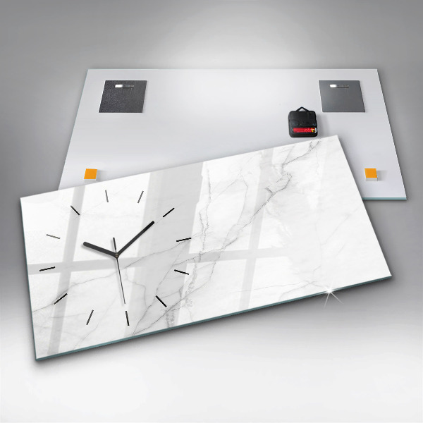 Orologio rettangolare Marmo decorativo