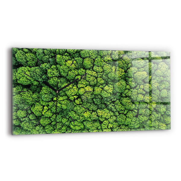 Orologio rettangolare La foresta vista dall'alto