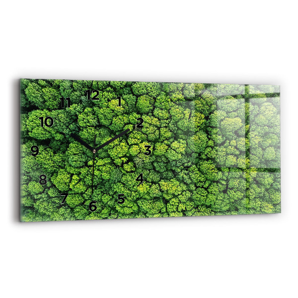Orologio rettangolare La foresta vista dall'alto