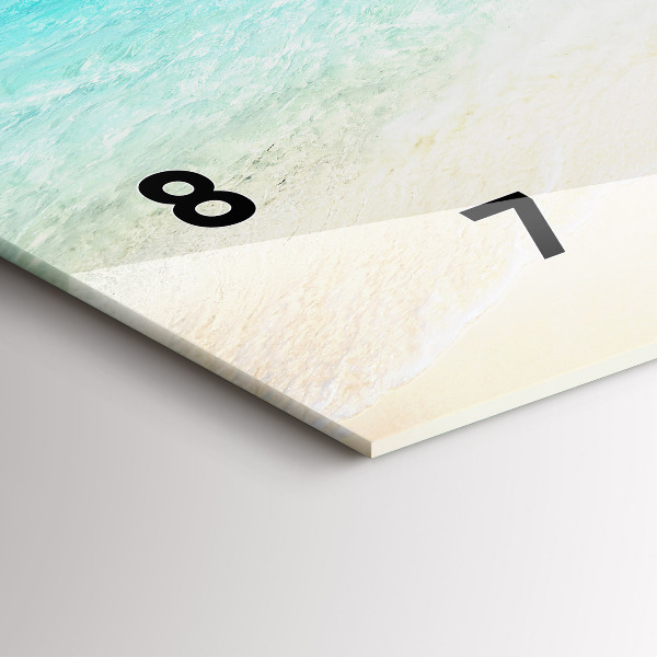 Orologio rettangolare Isola tropicale