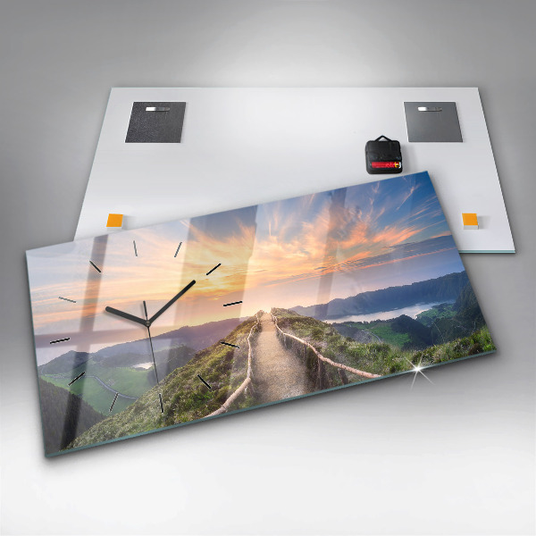 Orologio rettangolare Paesaggio montano