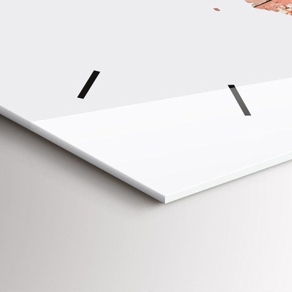 Orologio rettangolare Vecchia mappa in mattoni