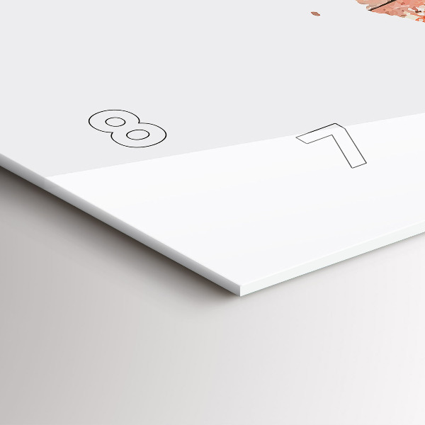 Orologio rettangolare Vecchia mappa in mattoni