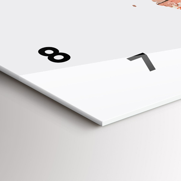 Orologio rettangolare Vecchia mappa in mattoni