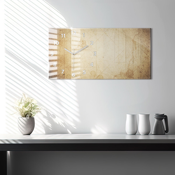 Orologio rettangolare Mappa del vecchio mondo