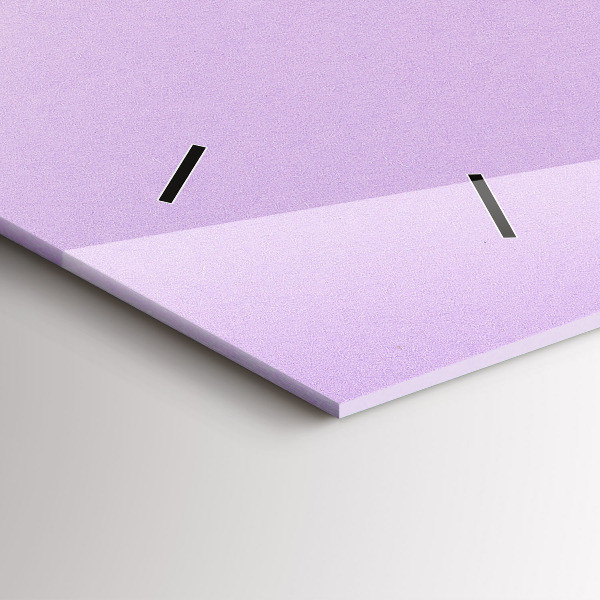 Orologio rettangolare Motivo pastello