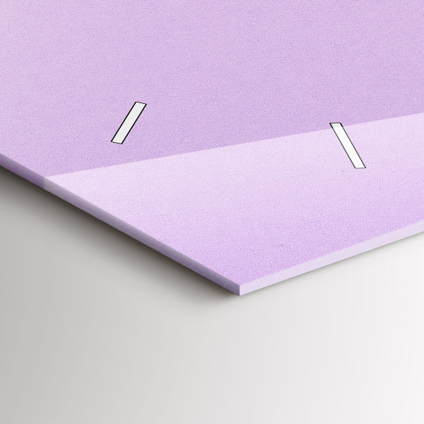 Orologio rettangolare Motivo pastello