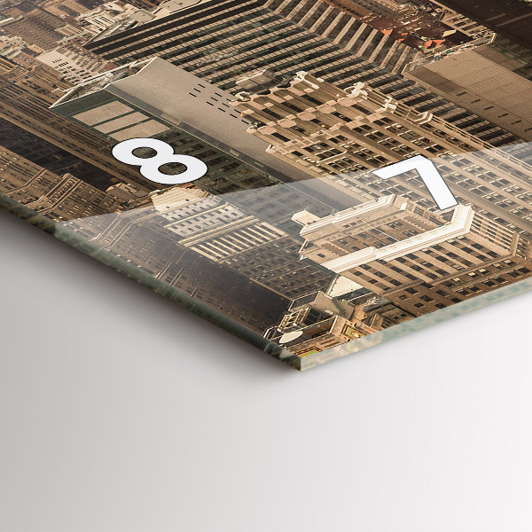 Orologio rettangolare Paesaggio urbano