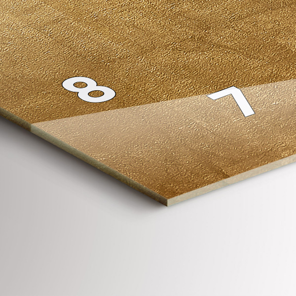 Orologio rettangolare Tela decorativa