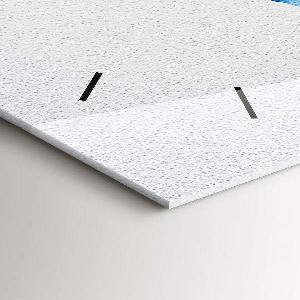 Orologio rettangolare Mappa del mondo ad acquerello