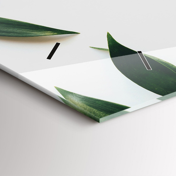 Orologio rettangolare Cornice fogliare