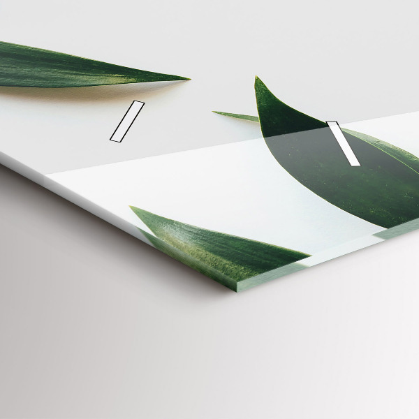 Orologio rettangolare Cornice fogliare