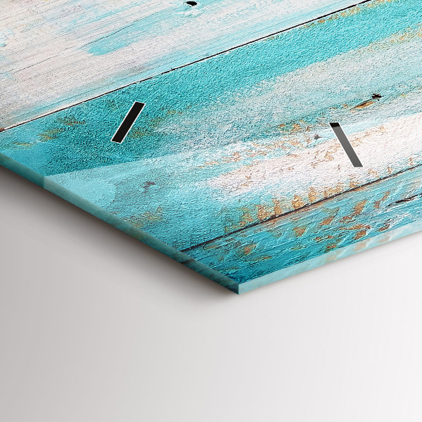 Orologio rettangolare Tavole blu