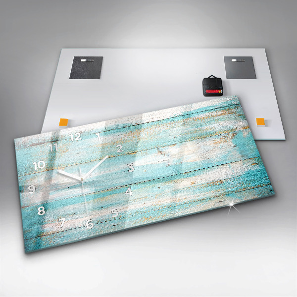 Orologio rettangolare Tavole blu
