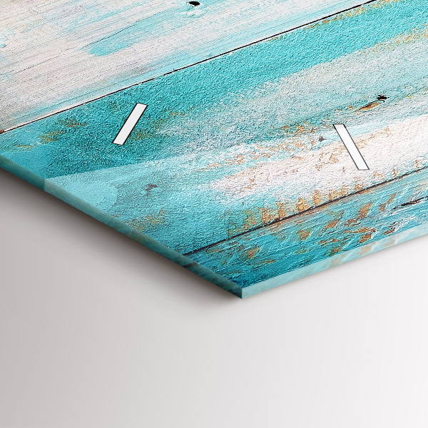 Orologio rettangolare Tavole blu