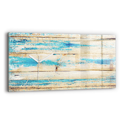 Orologio rettangolare Legno graffiato