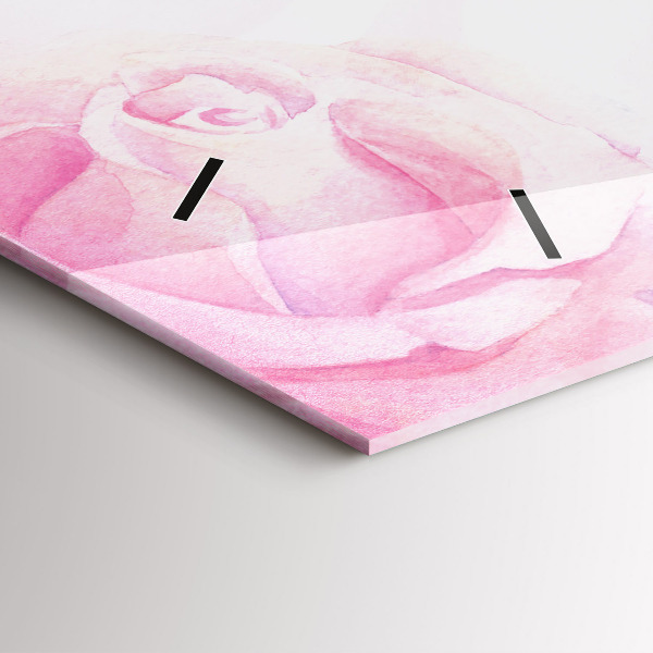 Orologio rettangolare Rose astratte