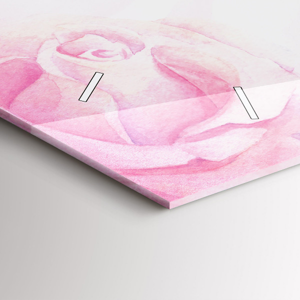 Orologio rettangolare Rose astratte