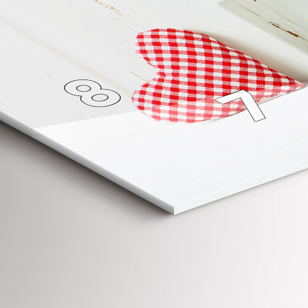 Orologio rettangolare La casa dell'iscrizione