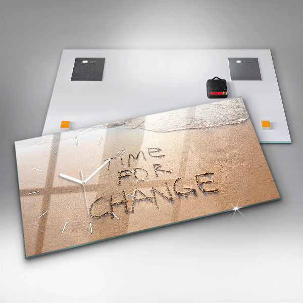 Orologio rettangolare Citazione sulla spiaggia