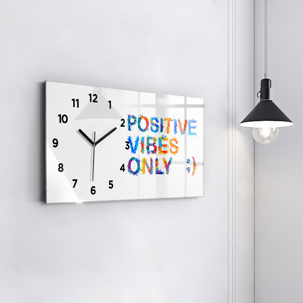 Orologio rettangolare Citazione positiva