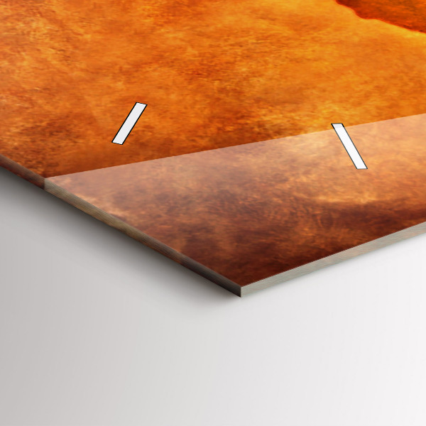 Orologio rettangolare Grande mappa del mondo