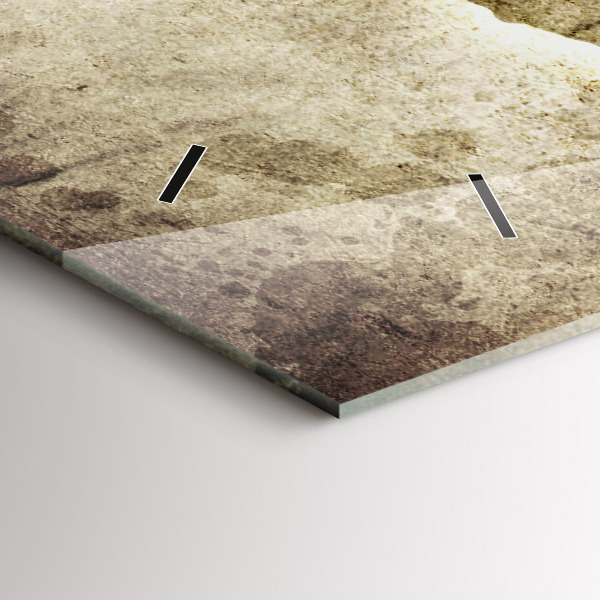 Orologio rettangolare Mappa del mondo