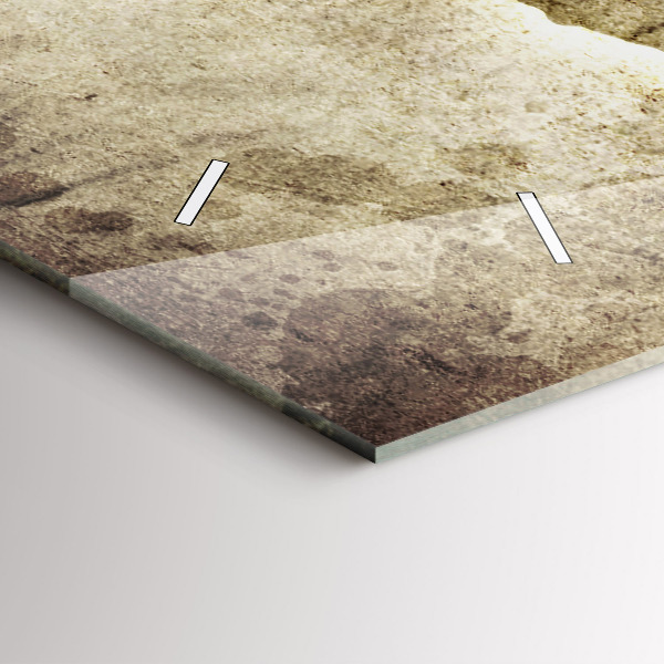 Orologio rettangolare Mappa del mondo