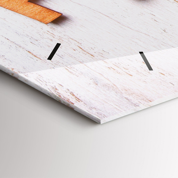 Orologio rettangolare La famiglia delle iscrizioni