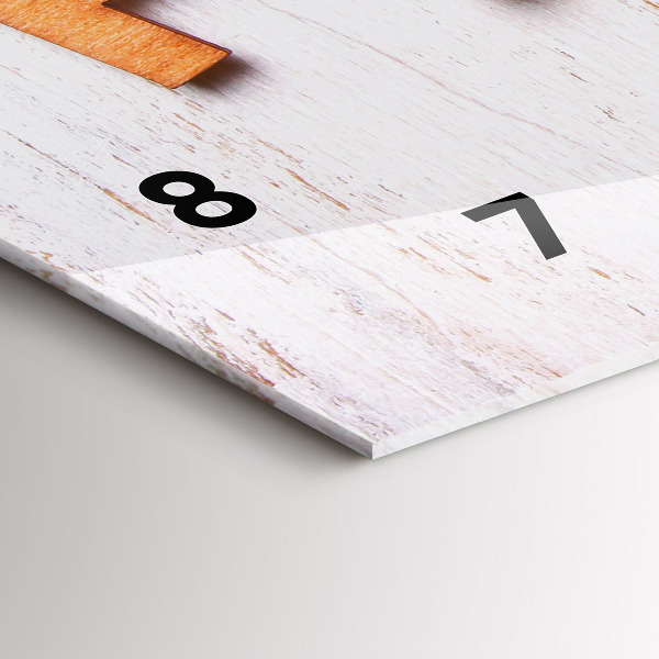 Orologio rettangolare La famiglia delle iscrizioni