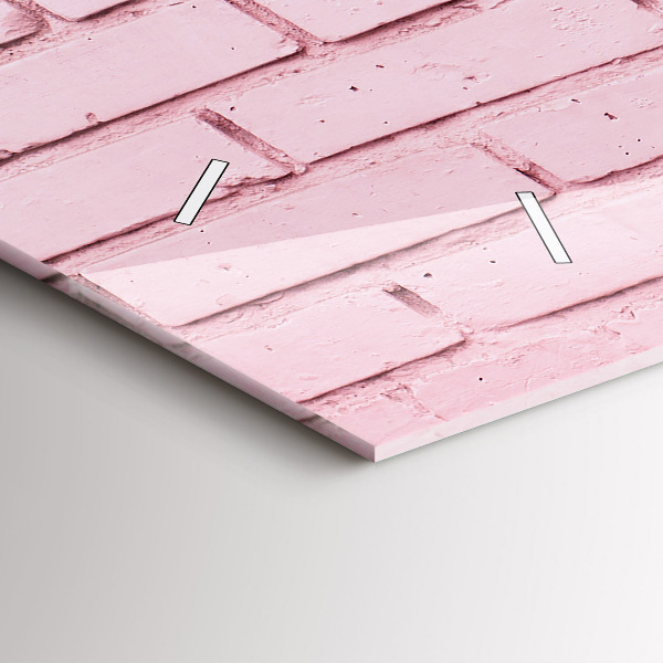 Orologio rettangolare Muro di mattoni