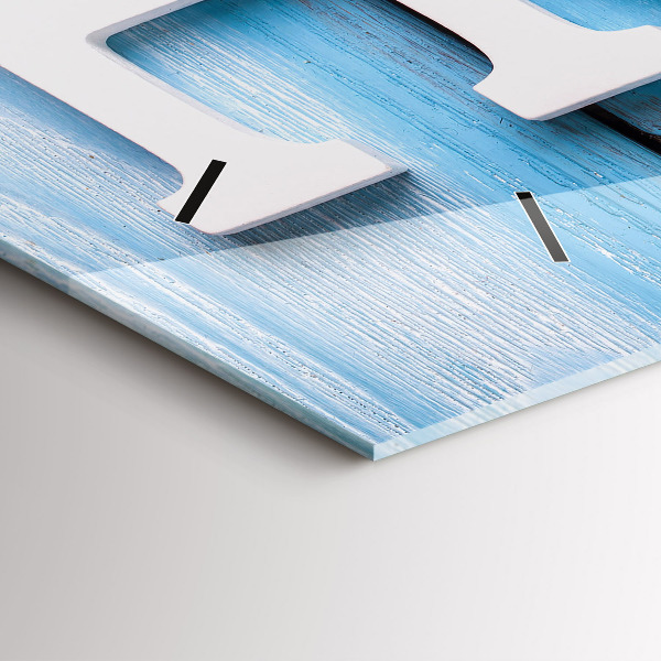 Orologio rettangolare La casa dell'iscrizione