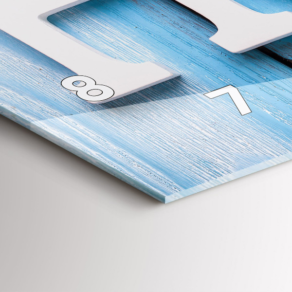 Orologio rettangolare La casa dell'iscrizione