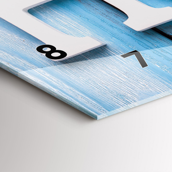 Orologio rettangolare La casa dell'iscrizione