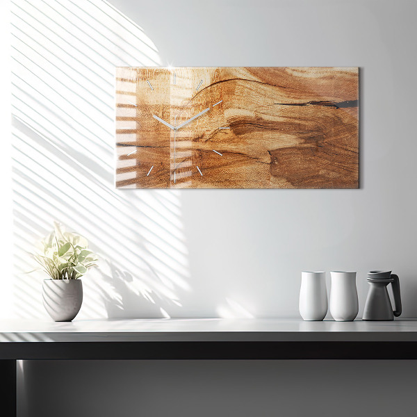 Orologio rettangolare Struttura del legno