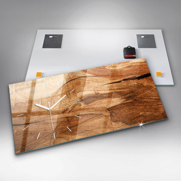 Orologio rettangolare Struttura del legno
