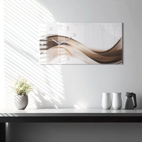 Orologio rettangolare Linea di astrazione