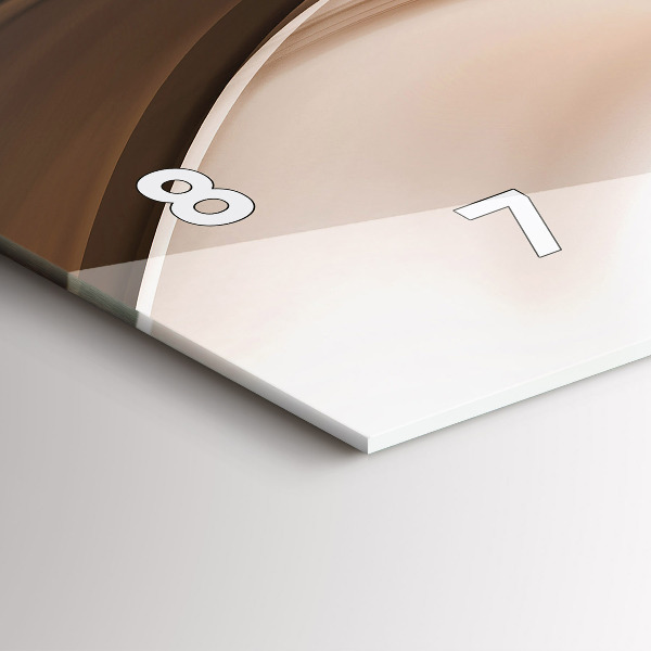 Orologio rettangolare Linea di astrazione